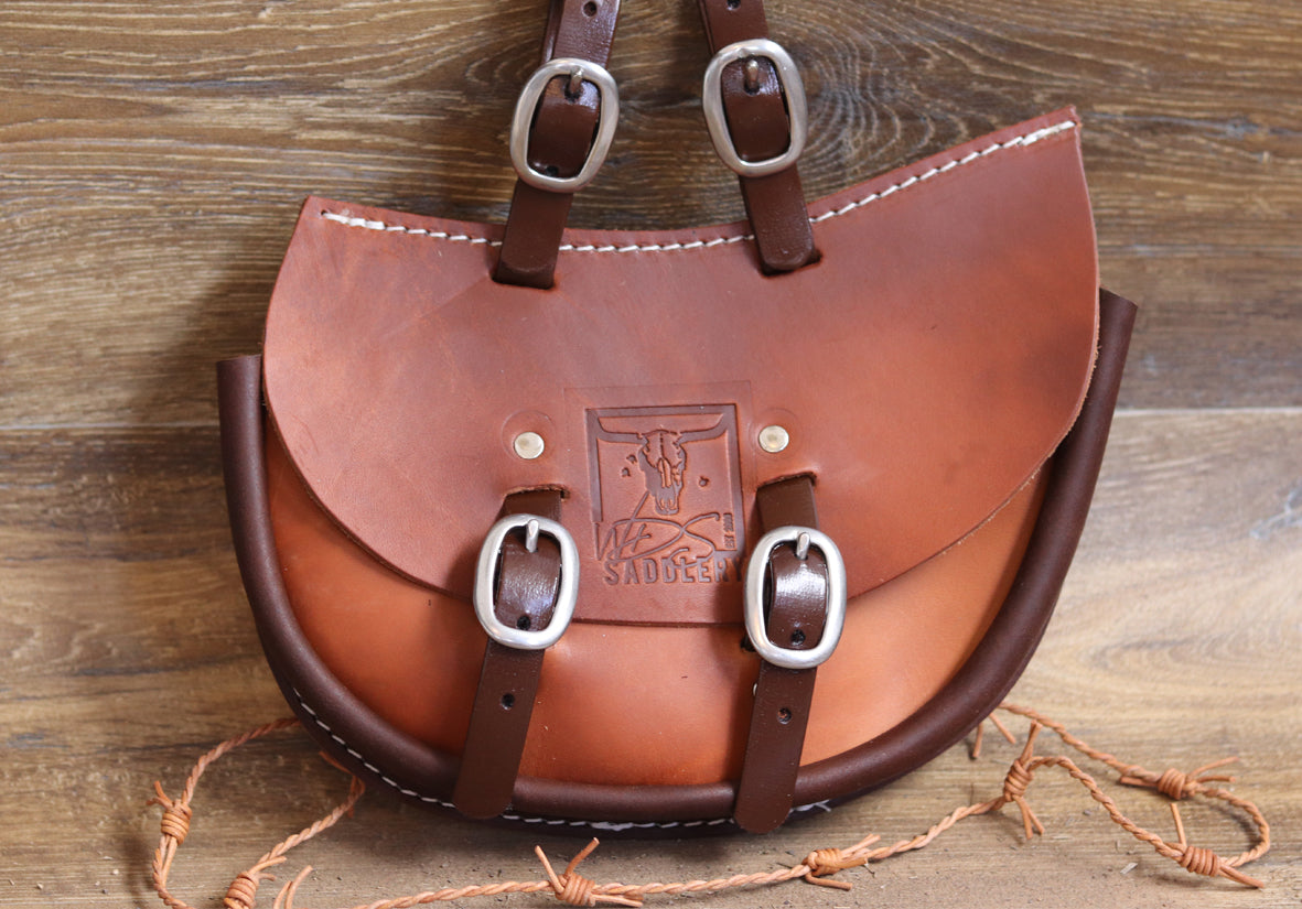 Leather Saddle Bag